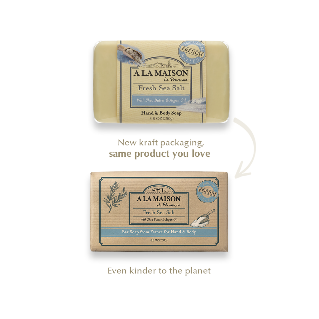 Fresh Sea Salt Bar Soap 8.8 oz – A la Maison de Provence