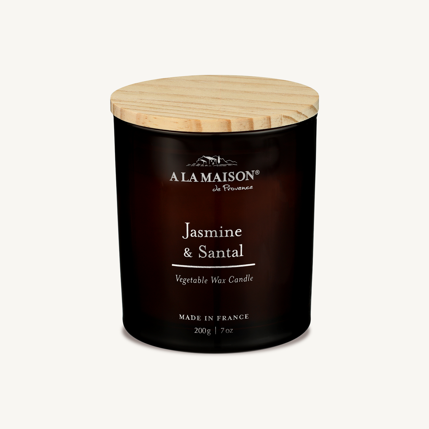 Jasmine & Santal Luxury Scented Candle | A La Maison – A la Maison