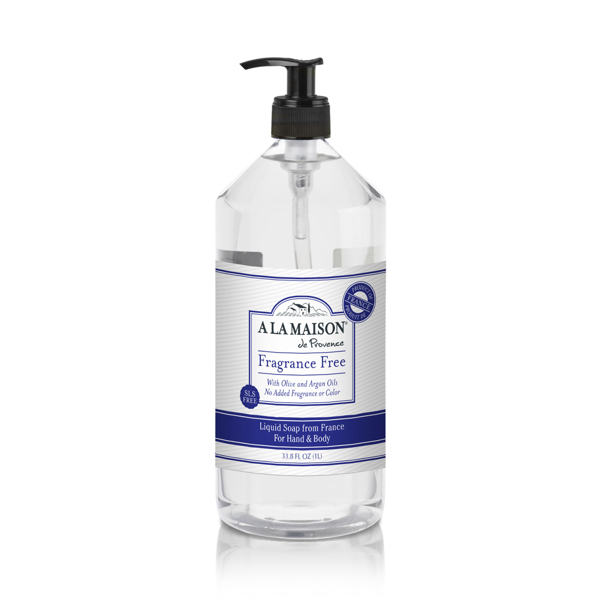 Fragrance Free 1-Liter Refill Liquid Soap 33.8 fl.oz – A la Maison