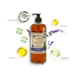 Lavender Aloe Body Wash 25.36 fl.oz – A la Maison de Provence