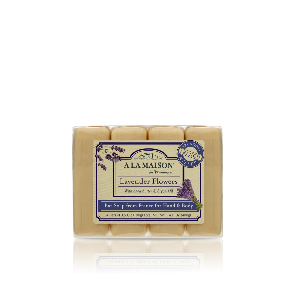 Lavender Flowers Milled Bar Soap Multipack | A La Maison – A la