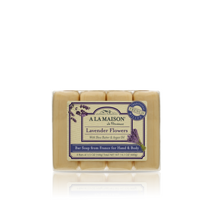 Lavender Flowers Milled Bar Soap Multipack | A La Maison – A la