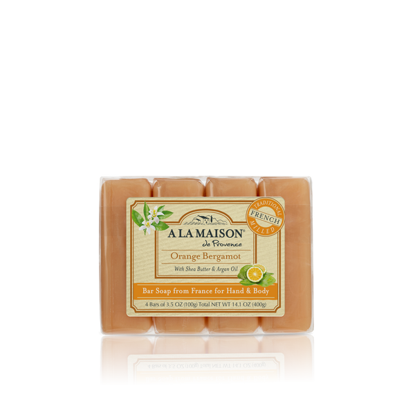 Orange Bergamot French Milled Bar Soap Multipack | A La Maison – A