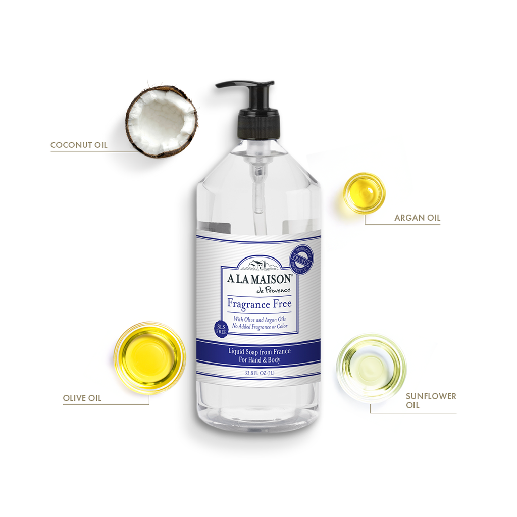 Fragrance Free 1-Liter Refill Liquid Soap 33.8 fl.oz – A la Maison