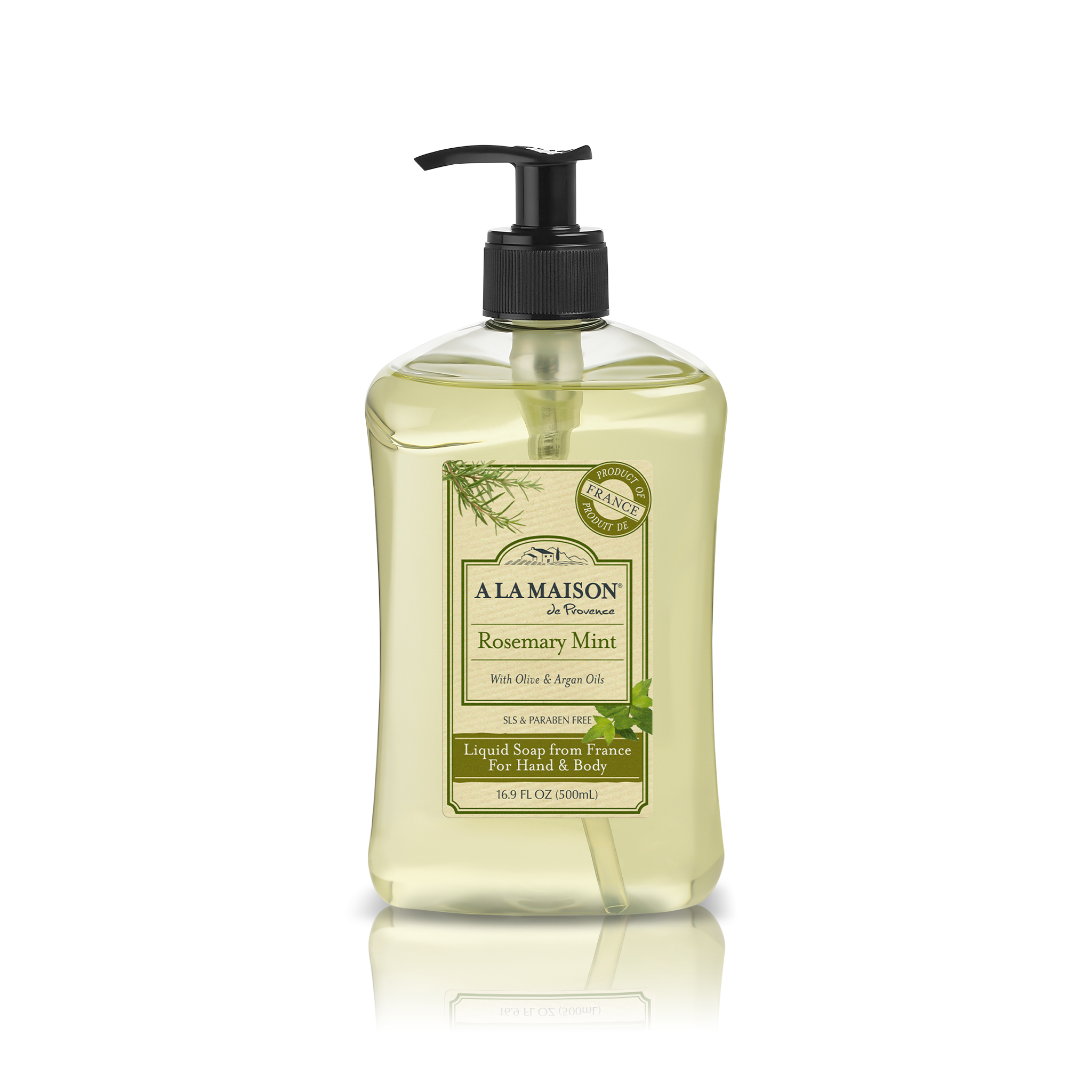 rosemary-based insecticidal soap Rosemary Mint Liquid Soap 16.9 fl.oz – A la Maison de Provence